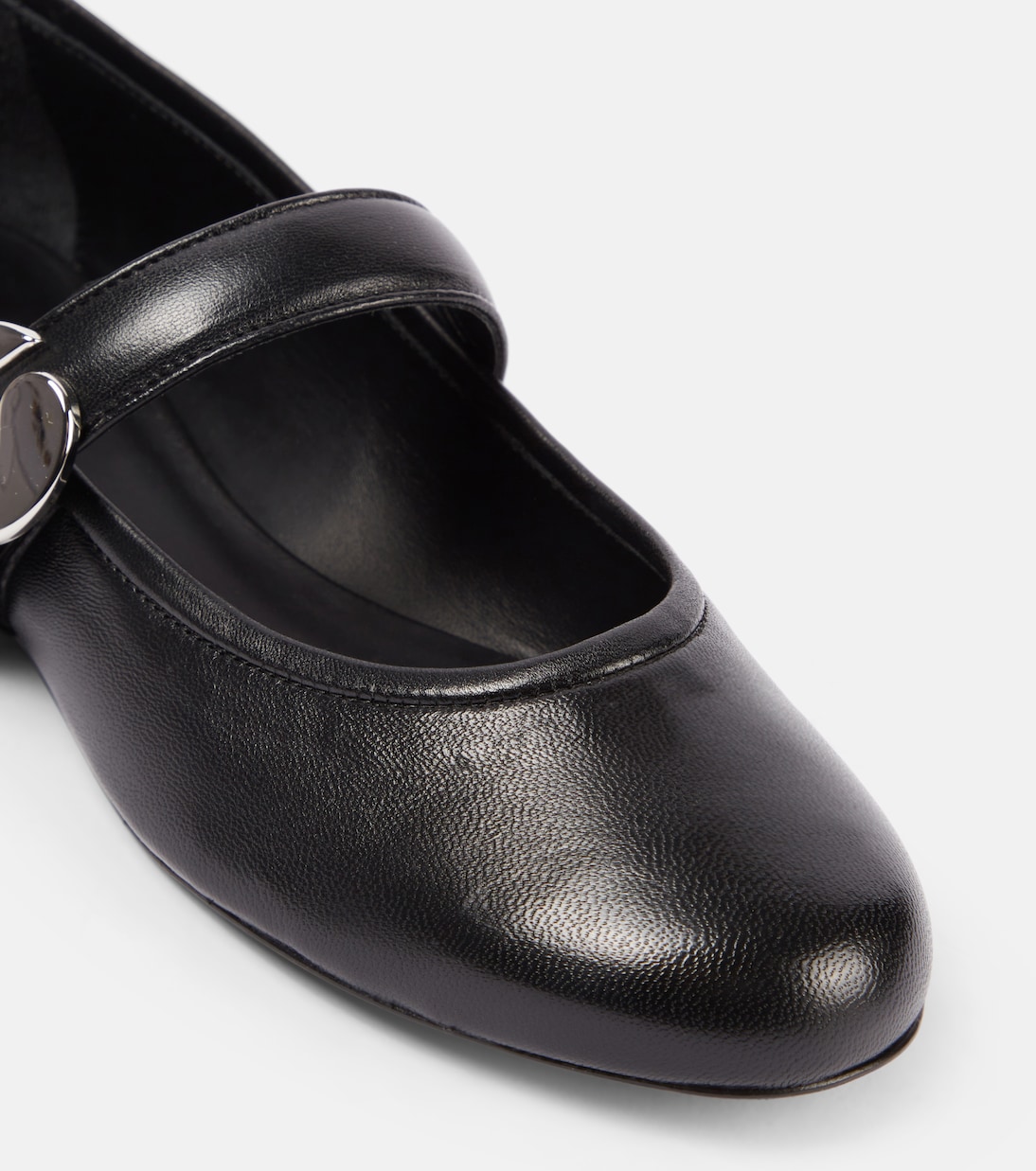 Belt leather ballet flats | Coperni