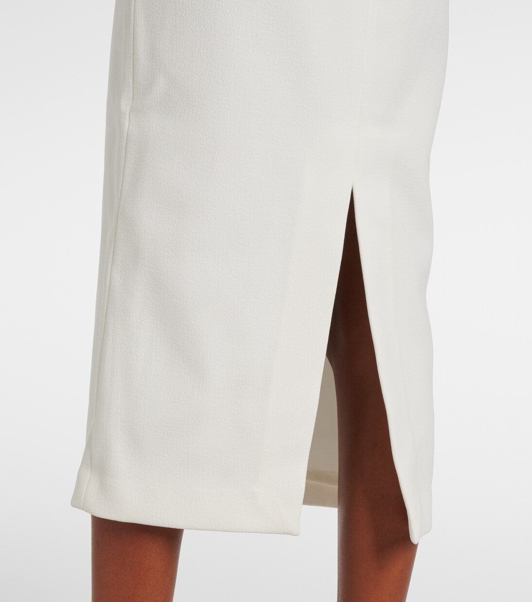 Bridal Verziertes Midikleid Alicia aus Crêpe | Rebecca Vallance