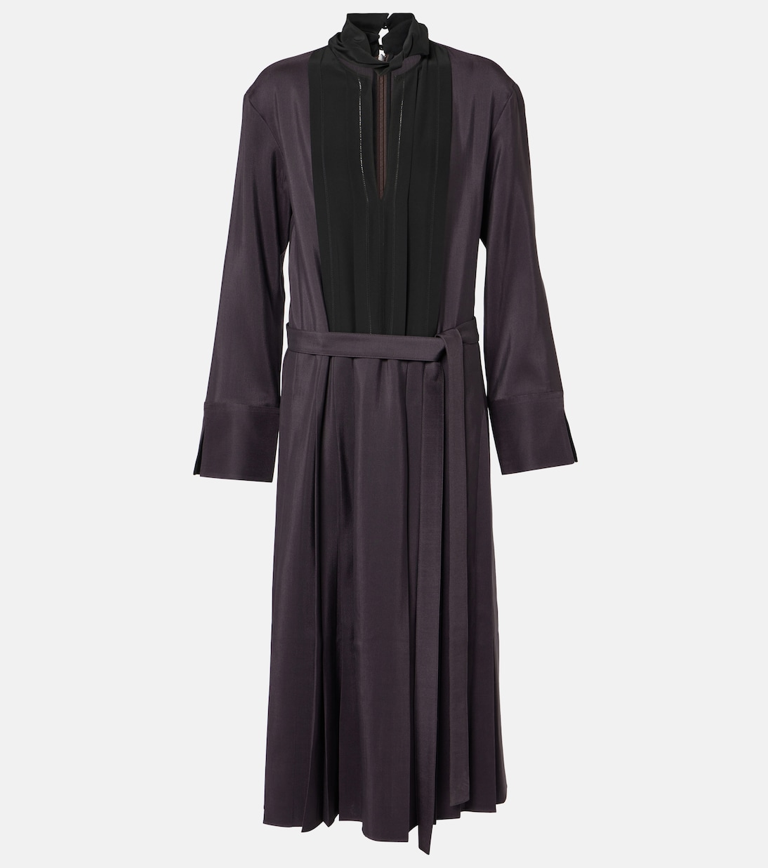 Robe midi en laine et soie | Joseph