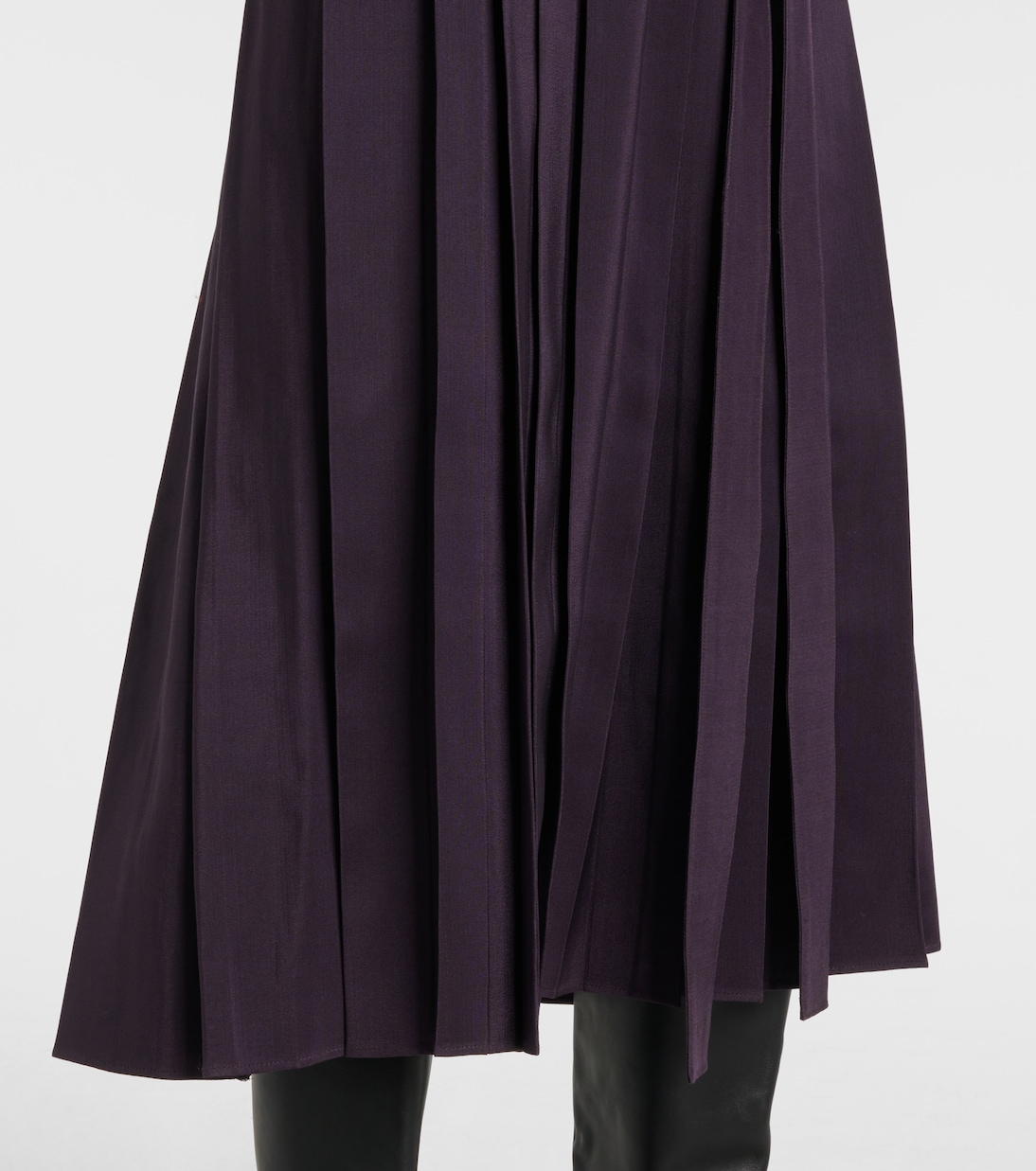 Robe midi en laine et soie | Joseph