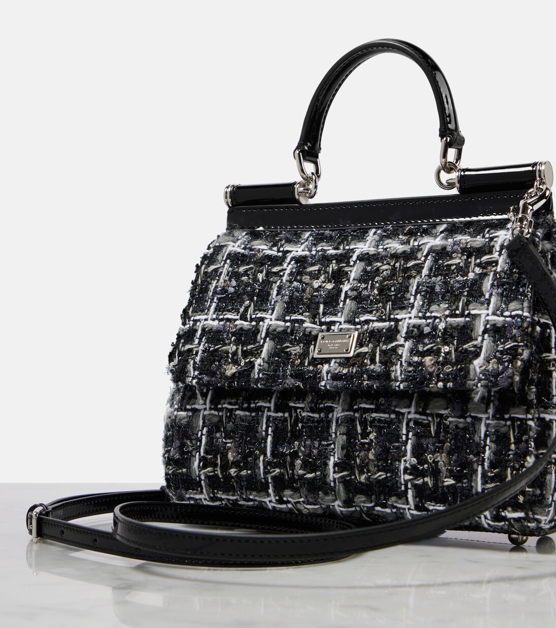 Sicily M号圈圈呢托特包 | Dolce&Gabbana