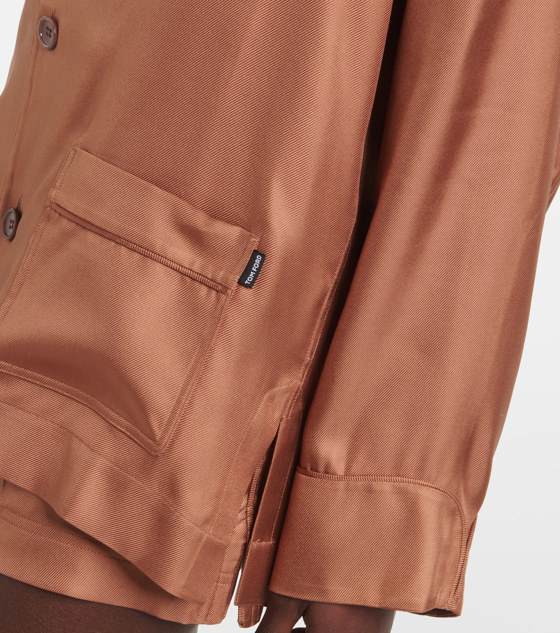 Hemd aus Seiden-Twill | Tom Ford