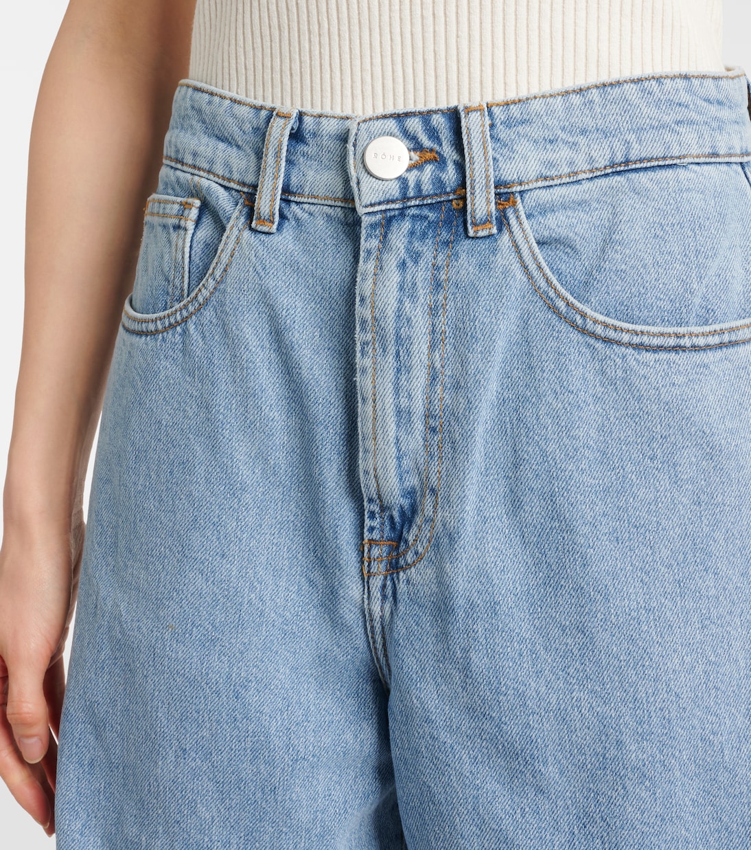 Jeans a gamba larga e vita bassa | Róhe