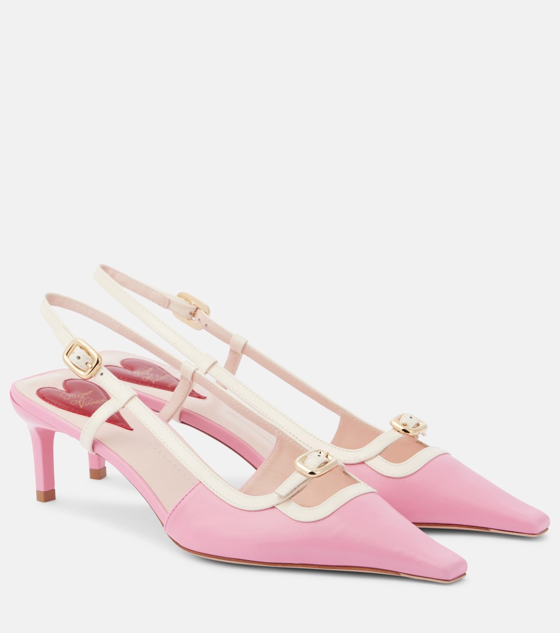 Slingback-Pumps Viv’ Canard aus Leder | Roger Vivier