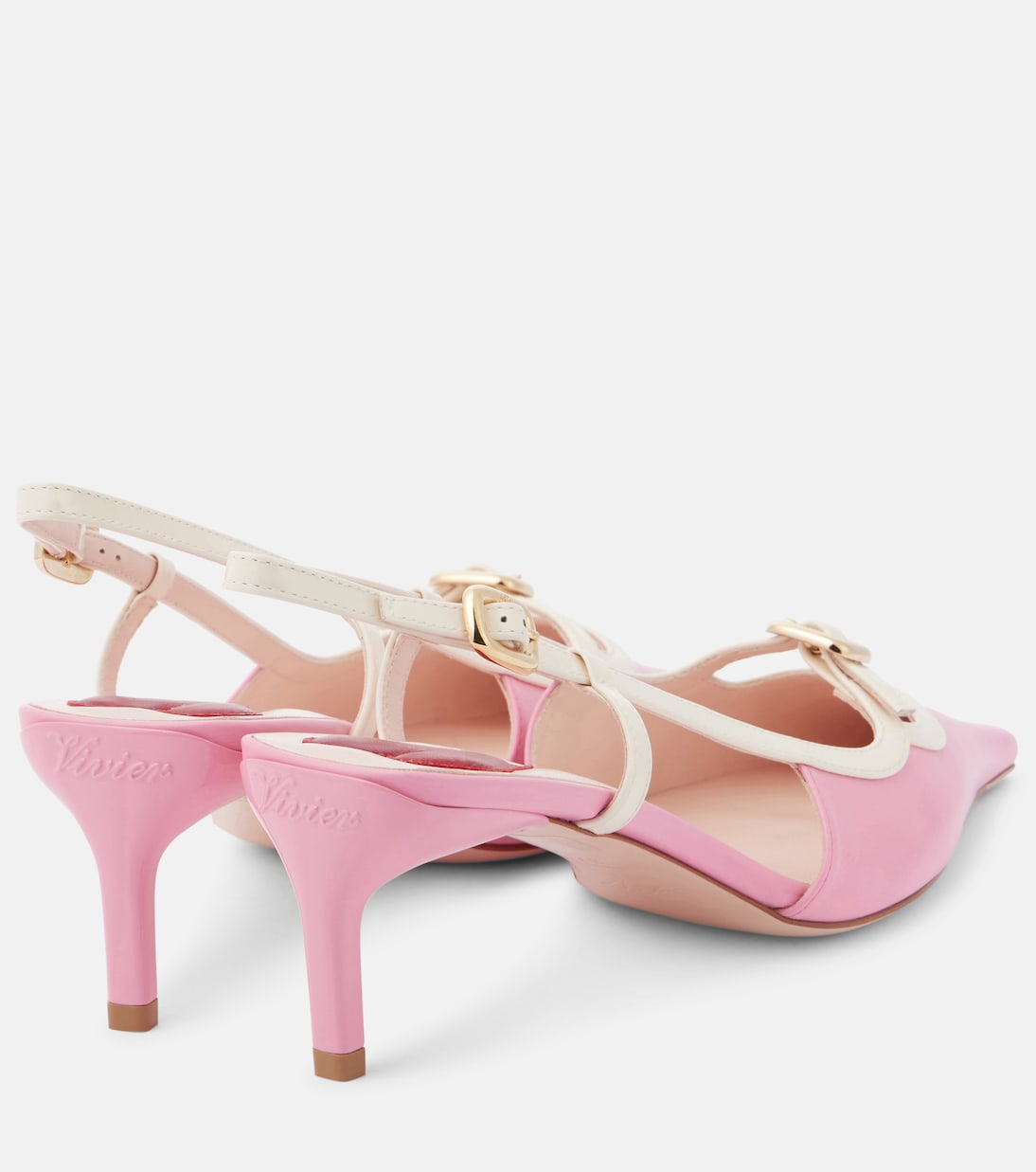 Slingback-Pumps Viv’ Canard aus Leder | Roger Vivier