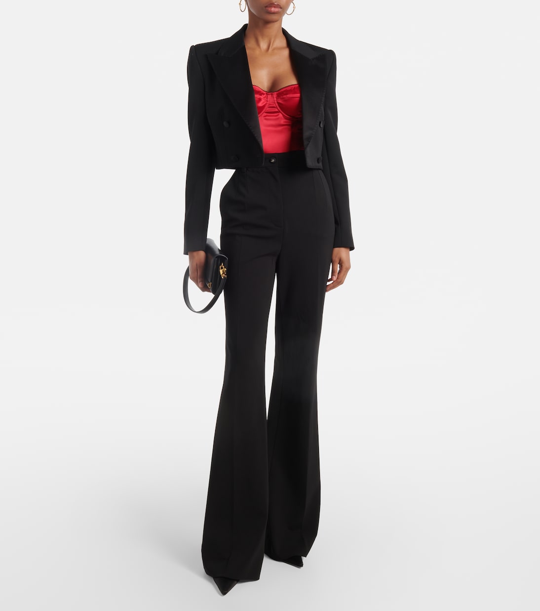 Silk-blend satin bodysuit | Dolce&Gabbana