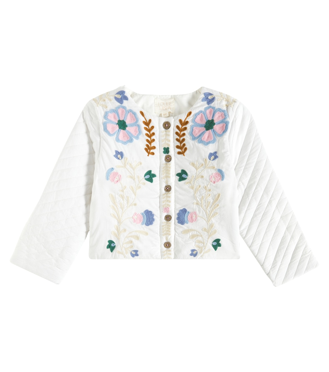 Orisha embroidered cotton voile jacket | Louise Misha