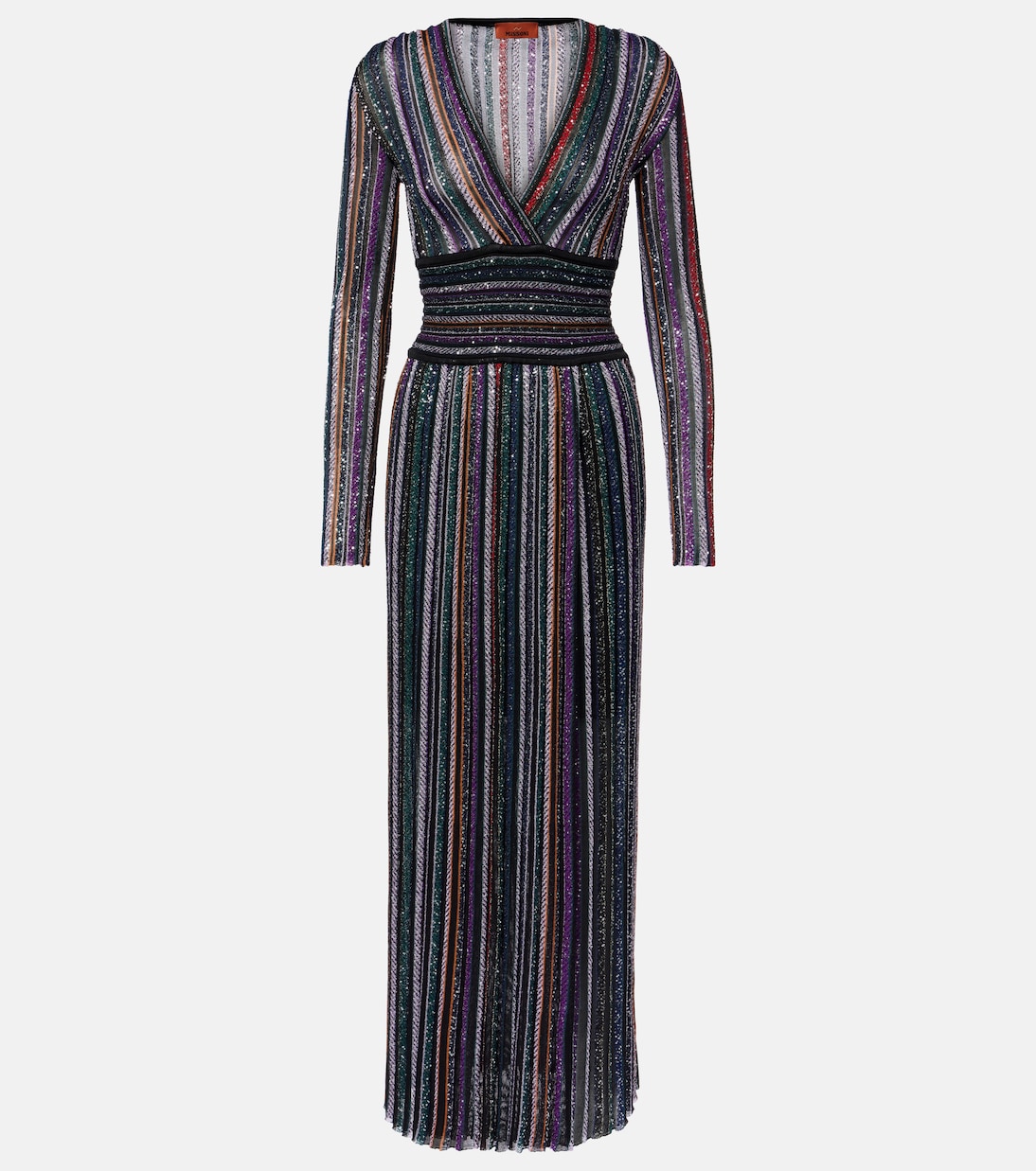 Robe longue rayée à sequins | Missoni