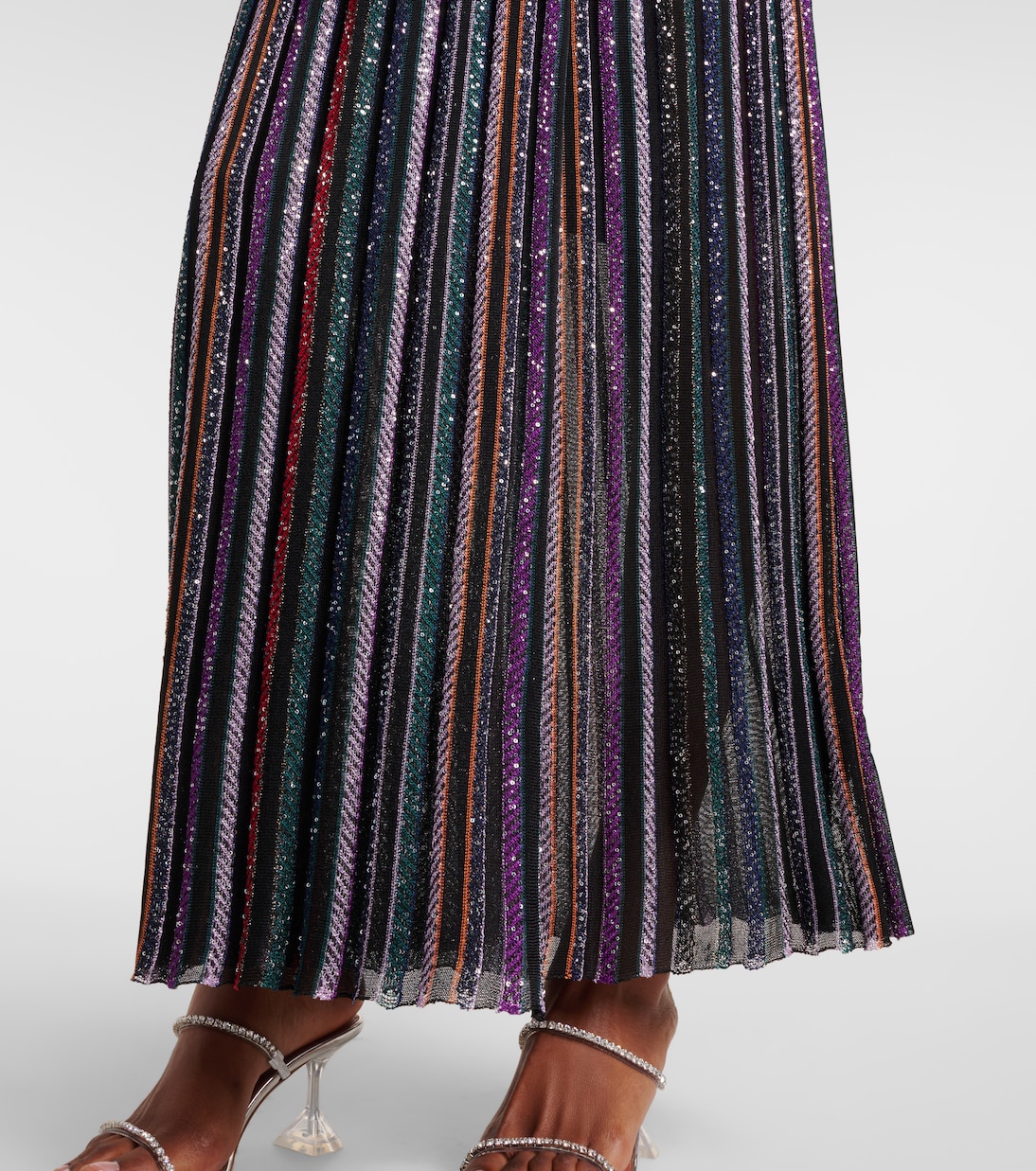 Robe longue rayée à sequins | Missoni