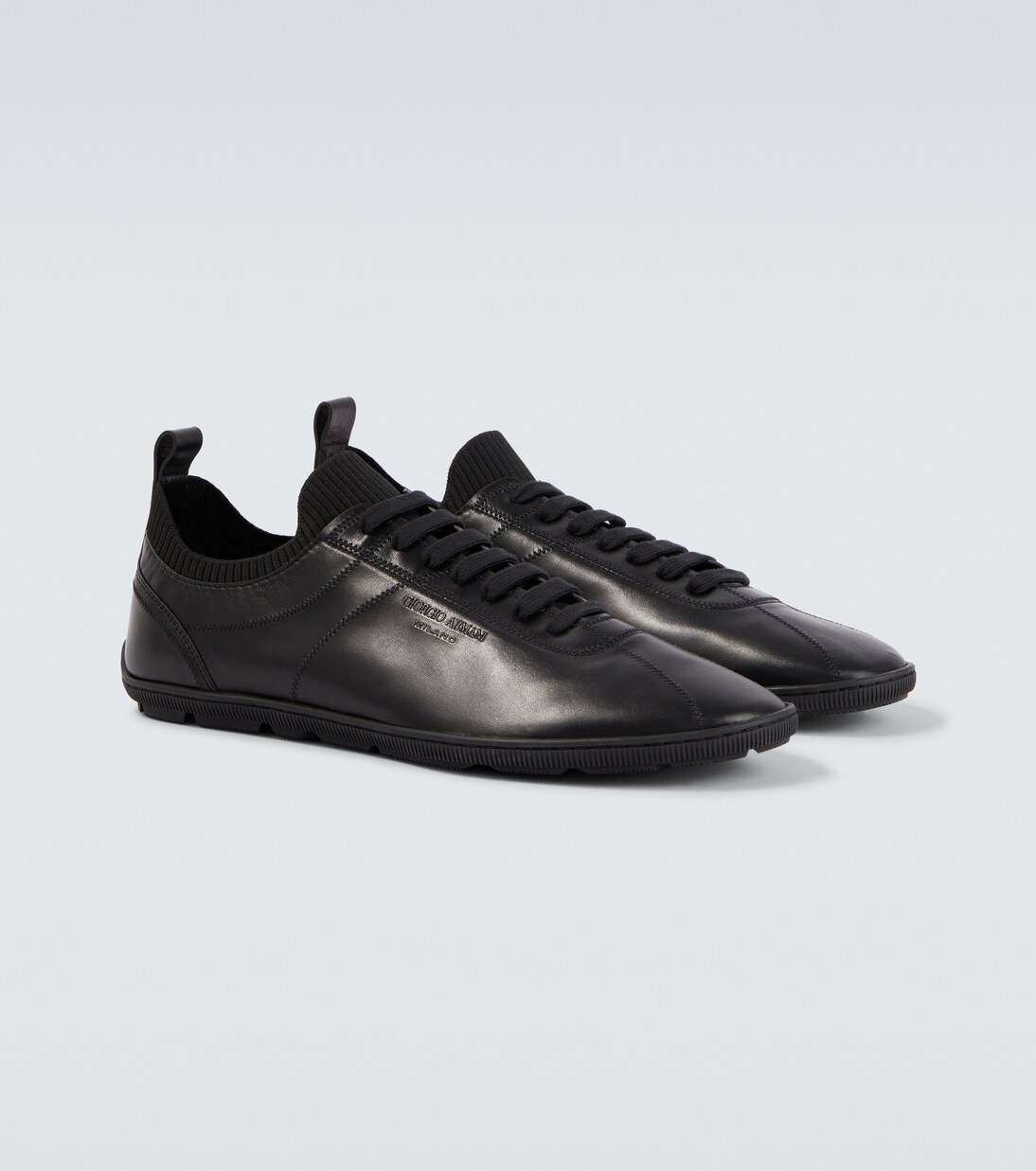 Leather sneakers | Giorgio Armani