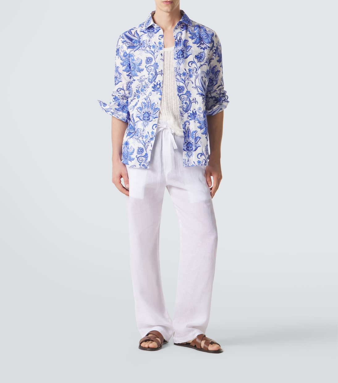Roma paisley linen shirt | Etro