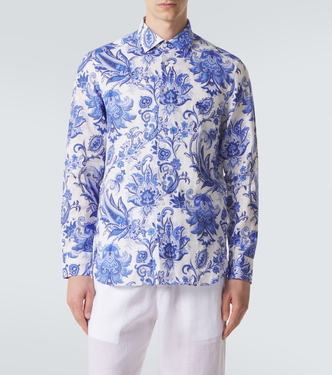 Roma paisley linen shirt | Etro
