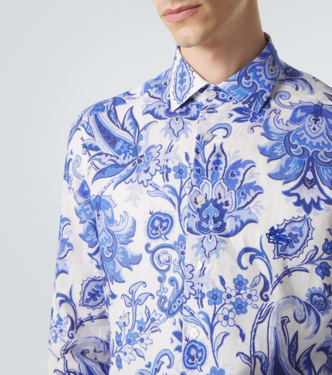 Roma paisley linen shirt | Etro
