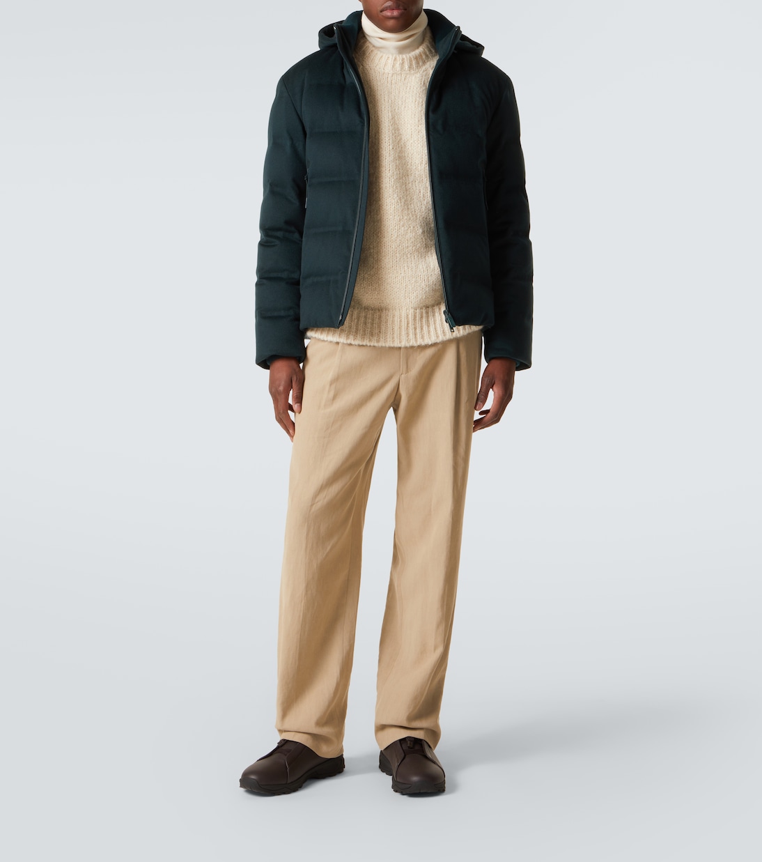 Elements technical cashmere down jacket | Zegna