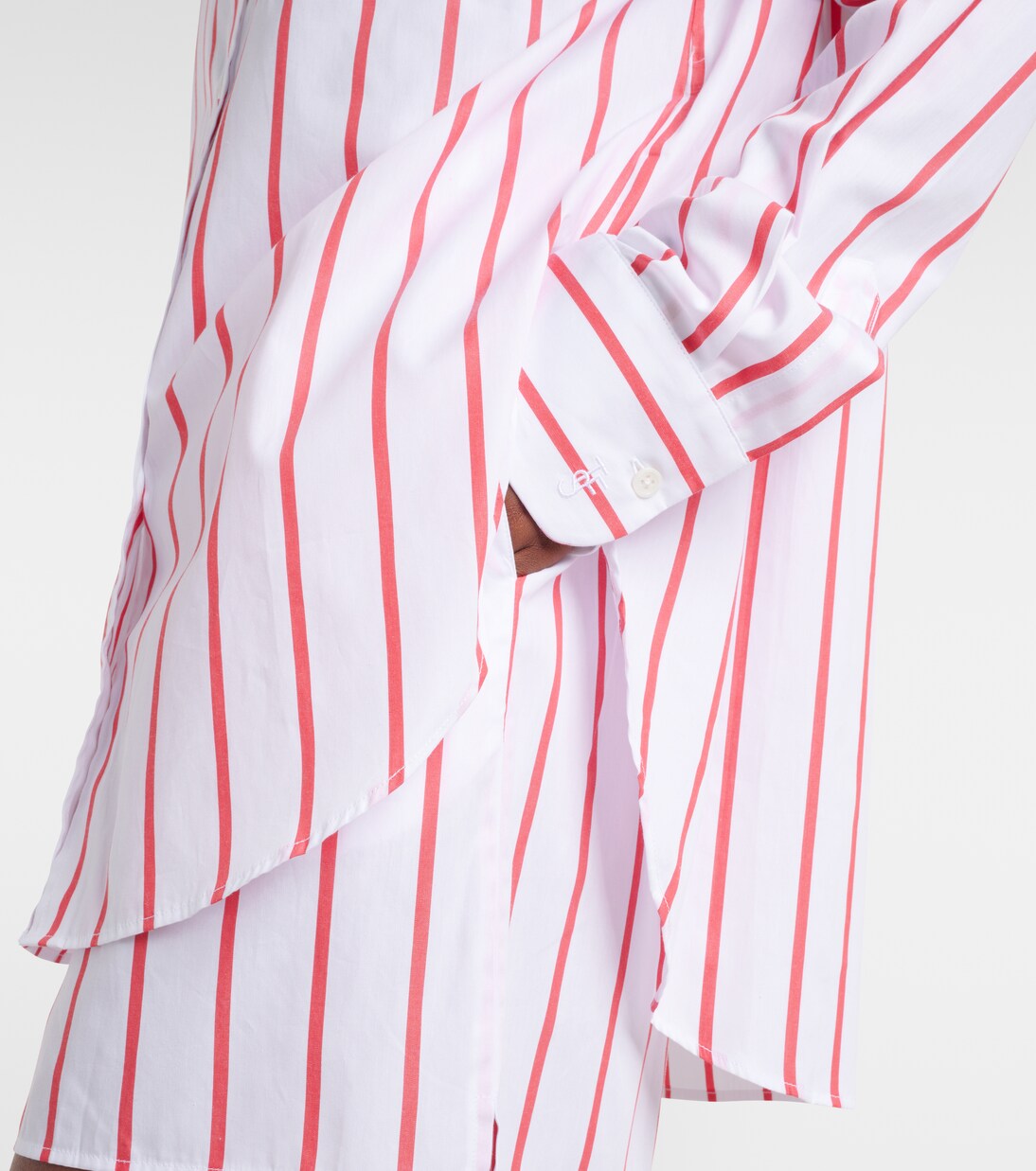Lui striped cotton poplin shirt | The Frankie Shop