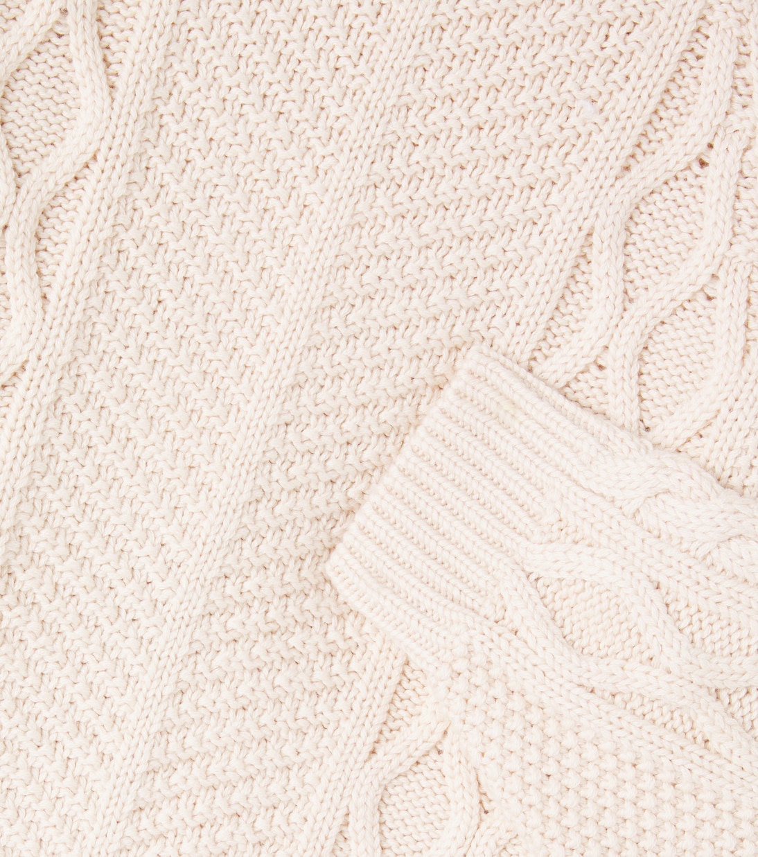 Callio cable-knit wool and cotton sweater | Liewood