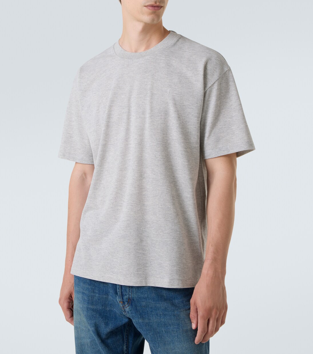 Cassandre cotton-blend T-shirt | Saint Laurent