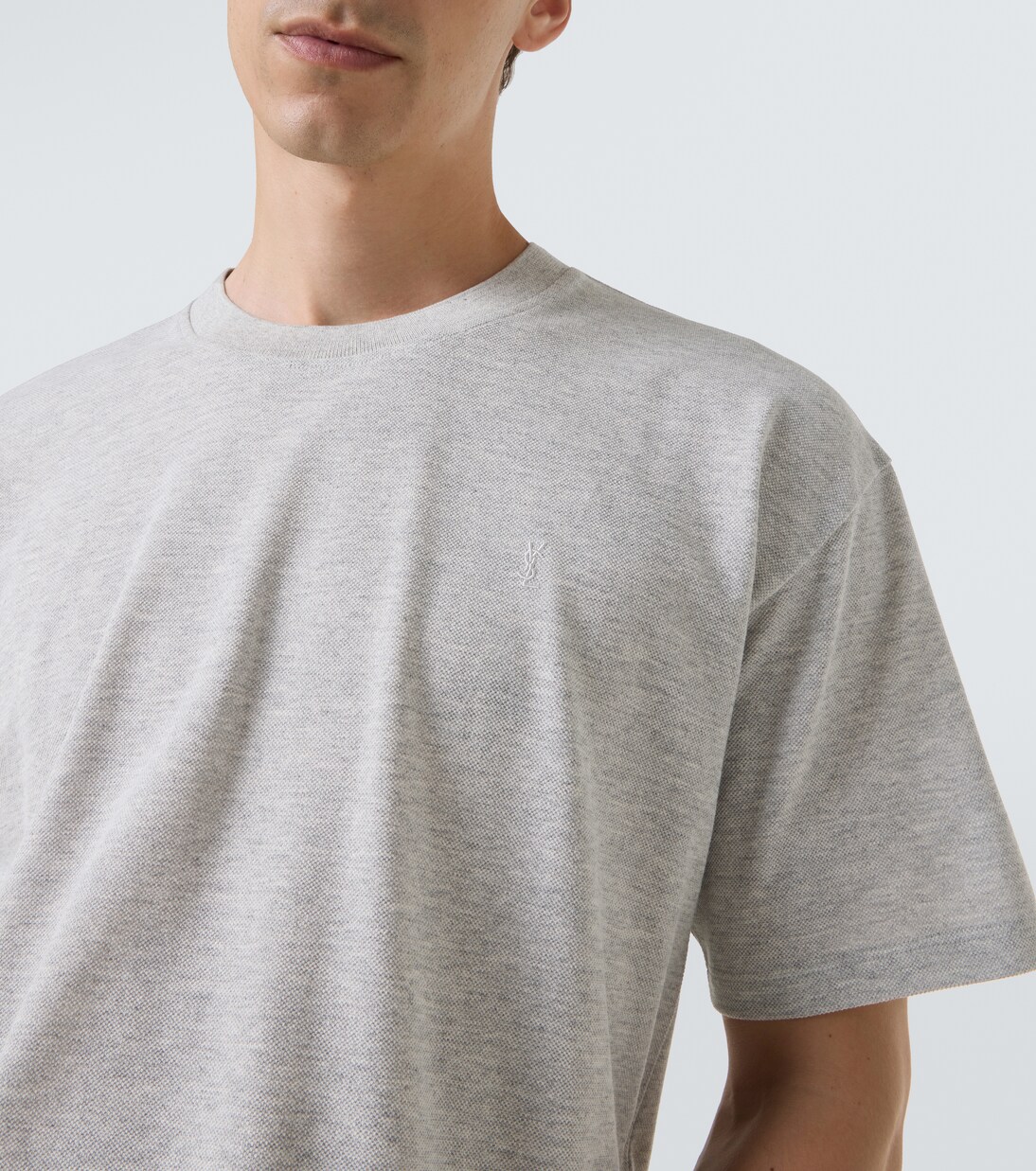 Cassandre cotton-blend T-shirt | Saint Laurent