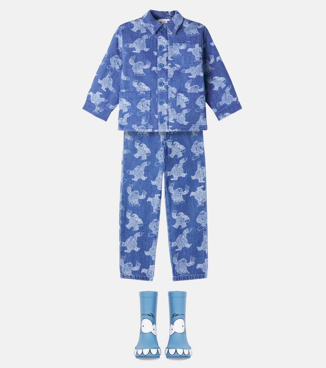 Printed denim jacket | Stella McCartney Kids