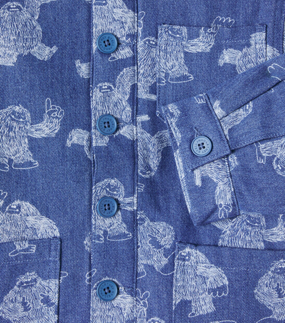 Printed denim jacket | Stella McCartney Kids