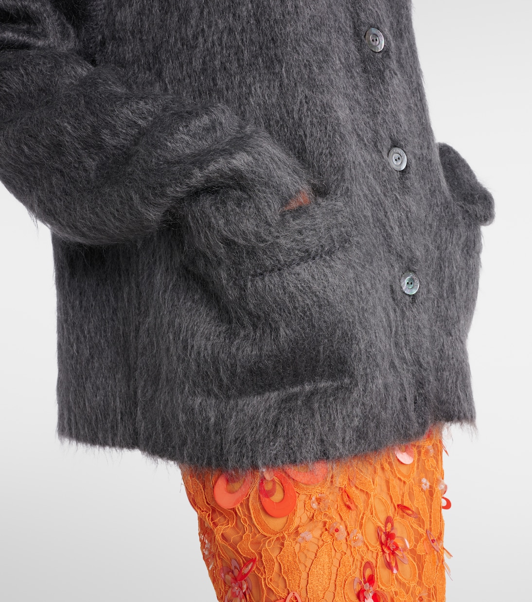 Cardigan aus einem Mohairgemisch | Gucci