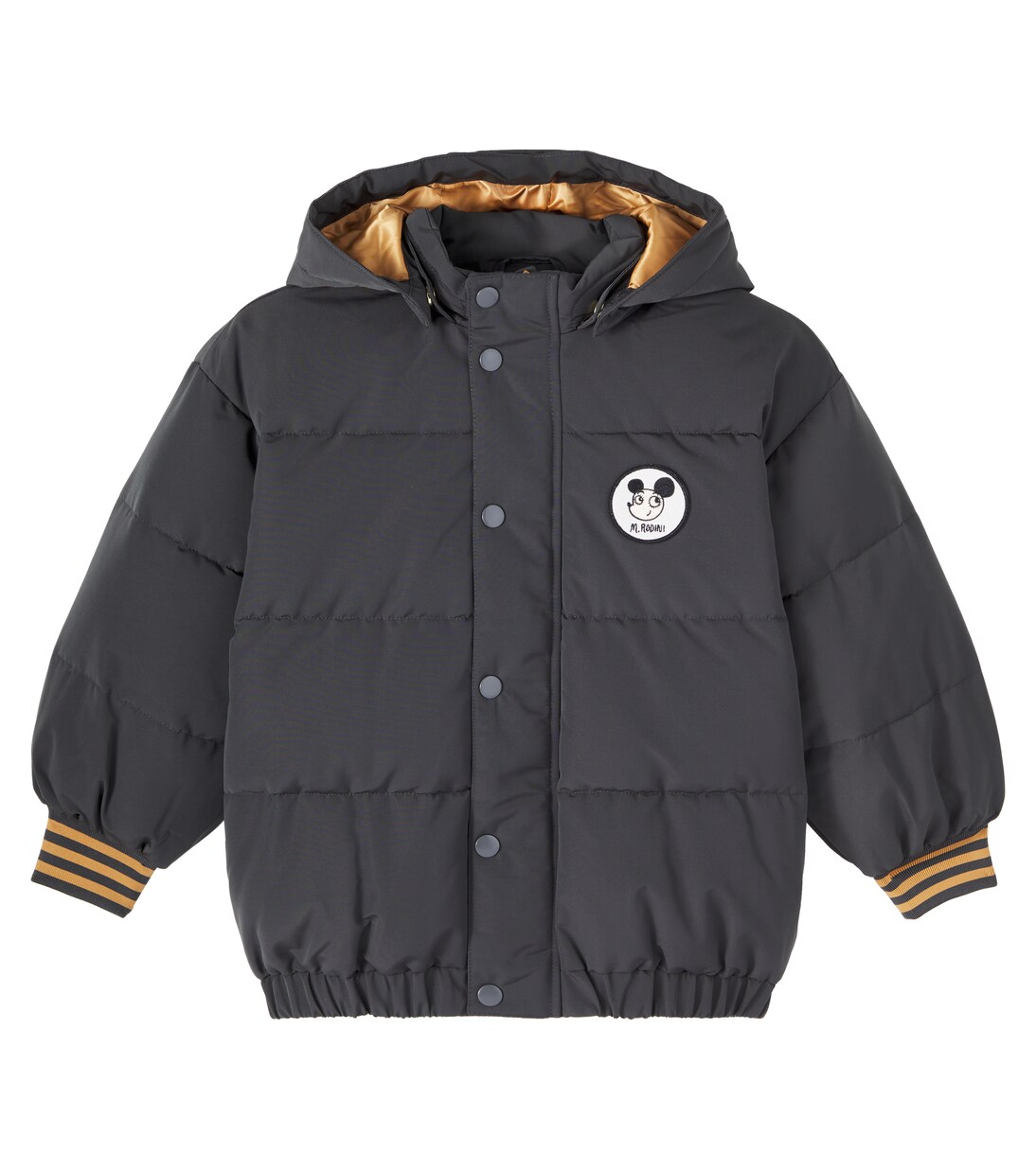 Patch-appliqué puffer jacket | Mini Rodini