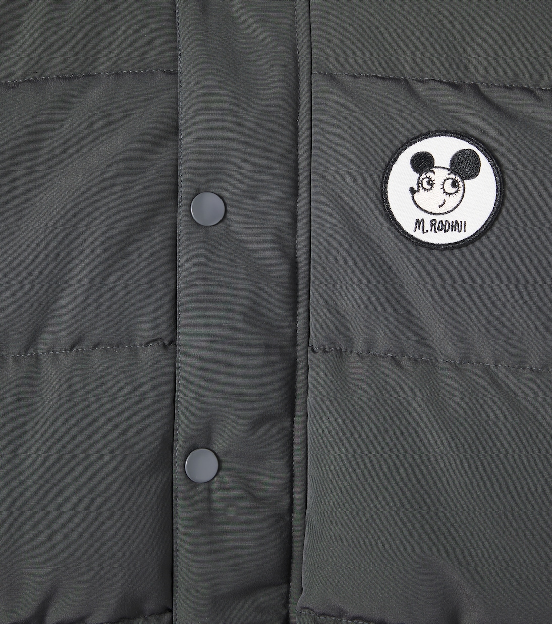 Patch-appliqué puffer jacket | Mini Rodini