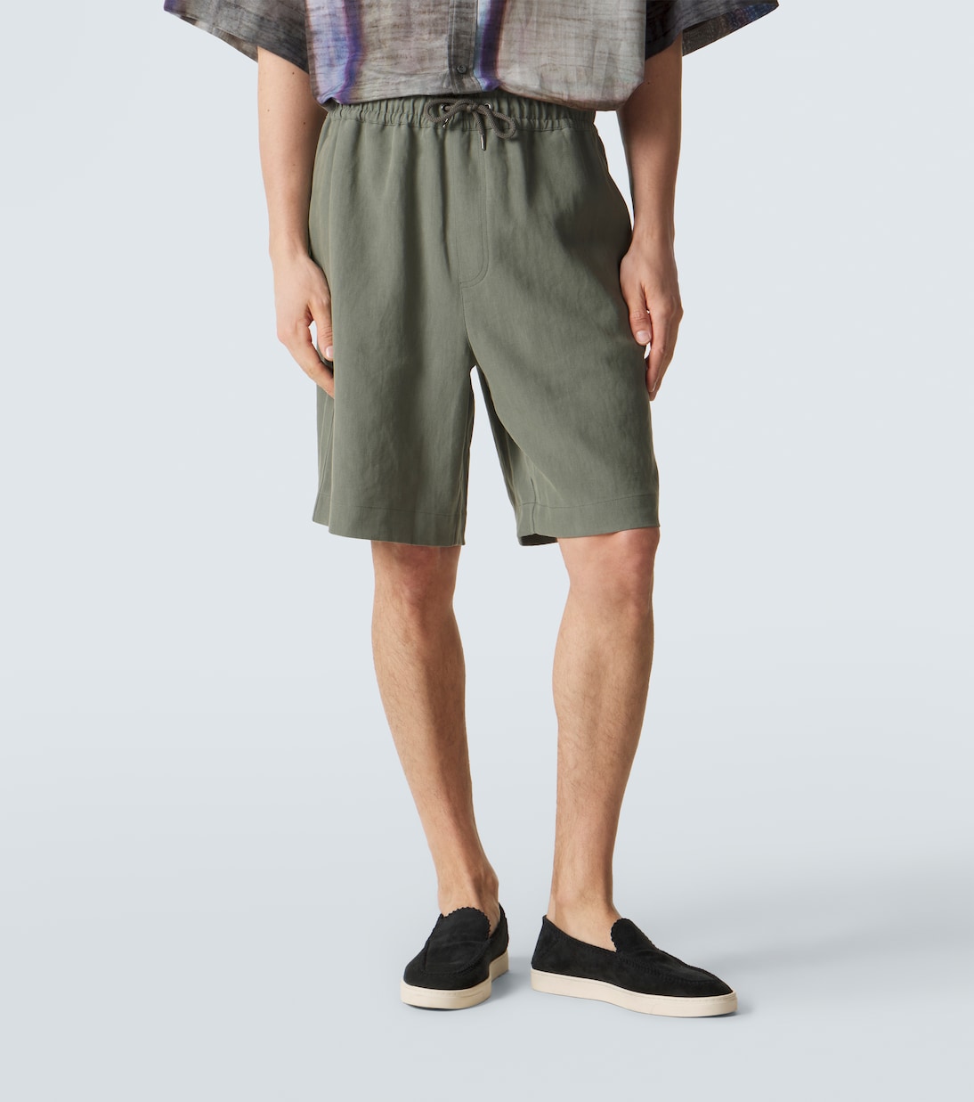 Bermuda-Shorts aus Leinen | Giorgio Armani
