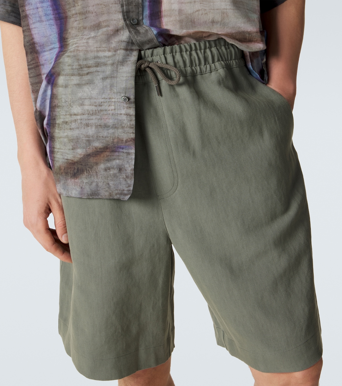 Bermuda-Shorts aus Leinen | Giorgio Armani