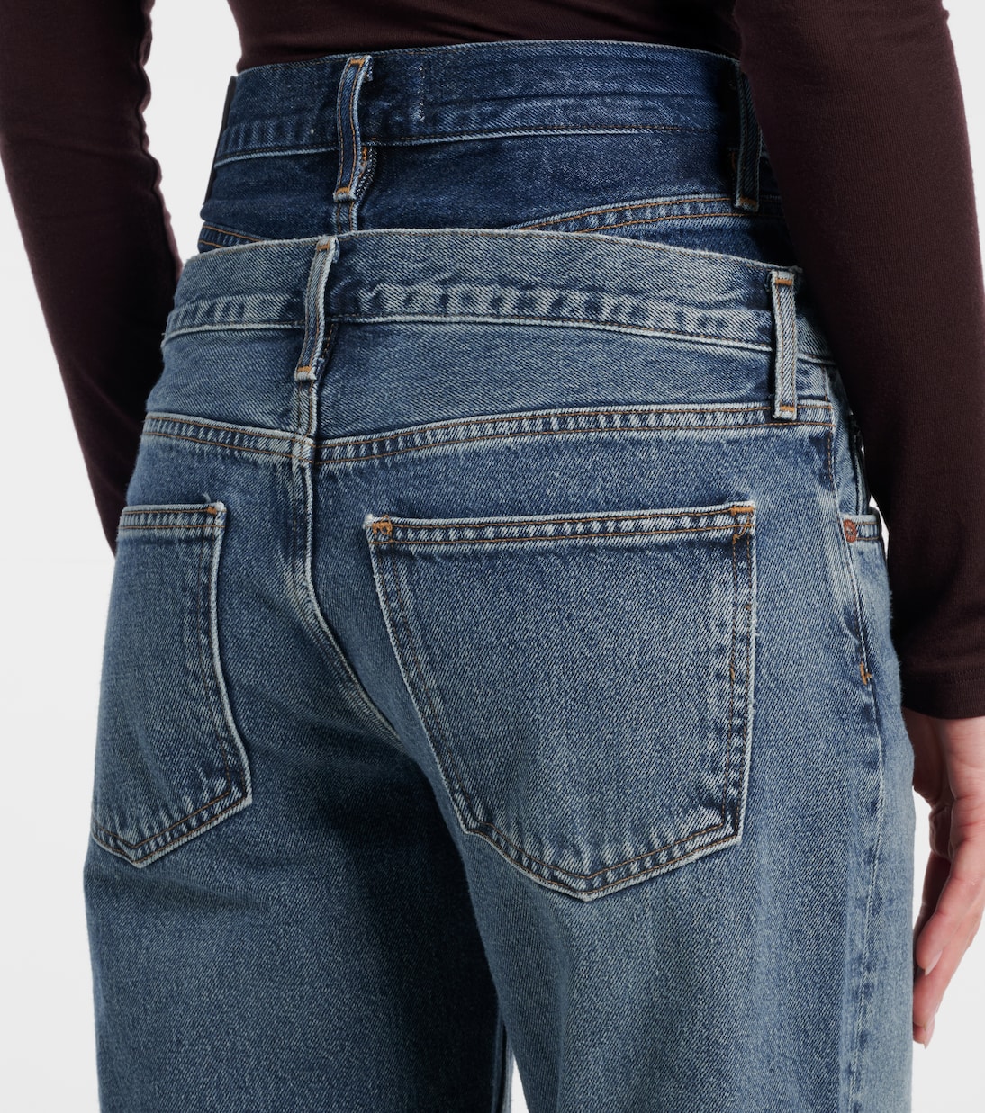 Elson high-rise wide-leg jeans | Agolde