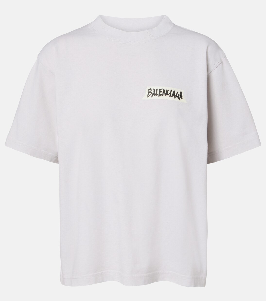 Logo cotton jersey T-shirt  | Balenciaga