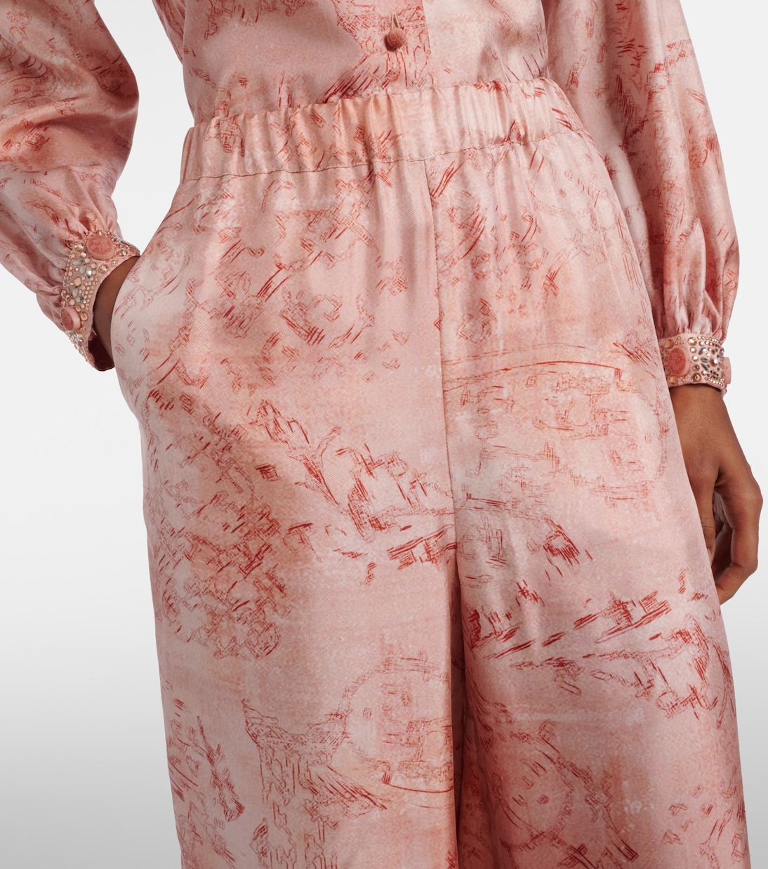 Pantalon ample Zirlo en soie | Max Mara