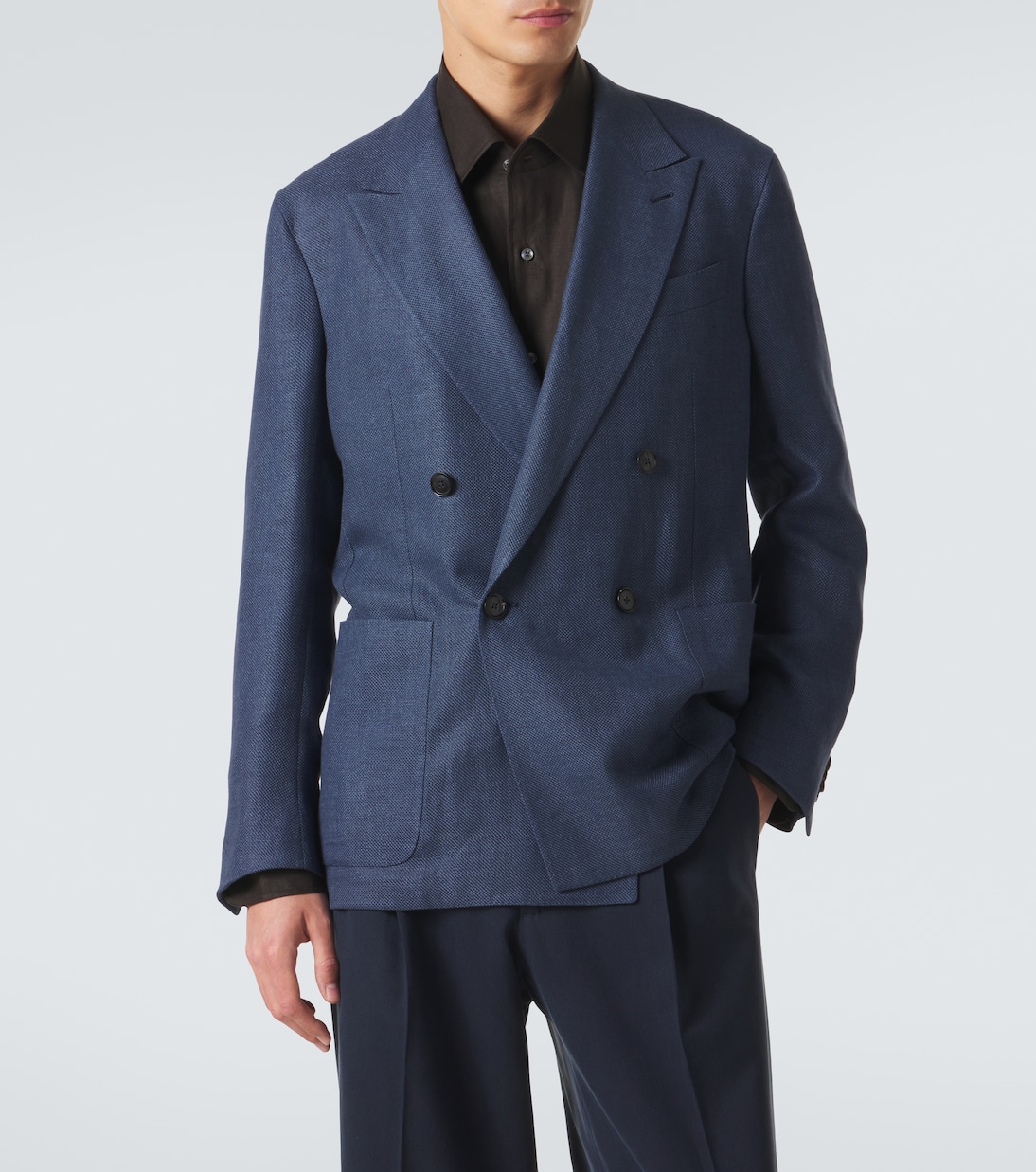 Blazer aus Leinen, Wolle und Seide | Zegna