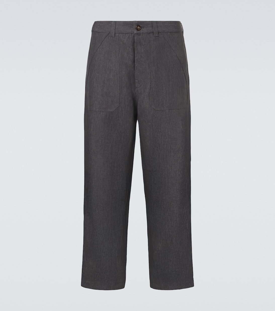 Gerade Hose aus Leinen | Brunello Cucinelli