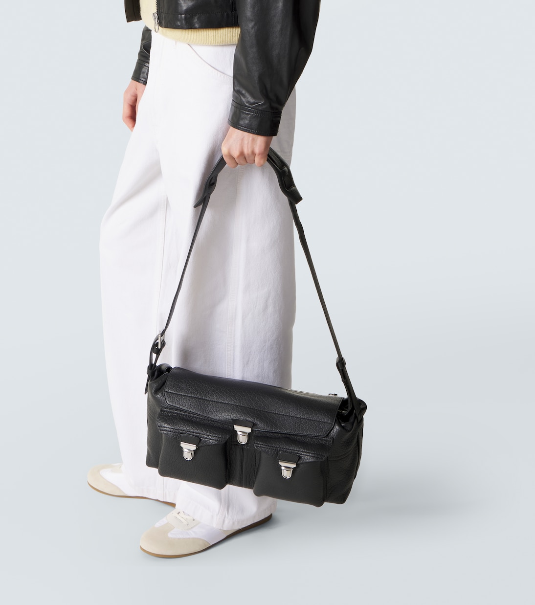 حقيبة كتف من الجلد Soft Gear | Lemaire