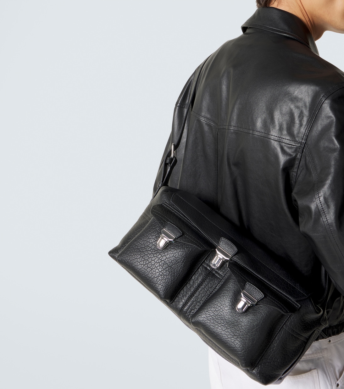 حقيبة كتف من الجلد Soft Gear | Lemaire