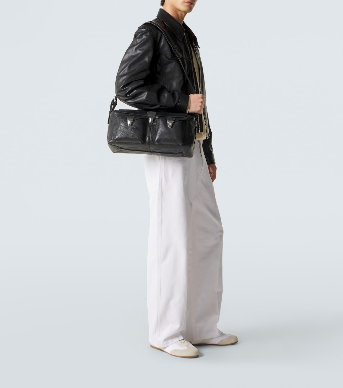 حقيبة كتف من الجلد Soft Gear | Lemaire