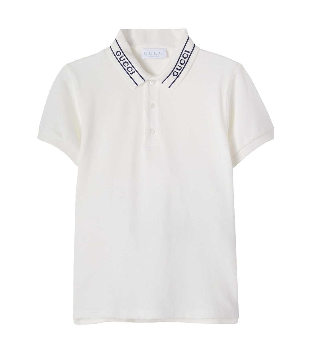 Logo cotton-blend piqué polo shirt | Gucci Kids