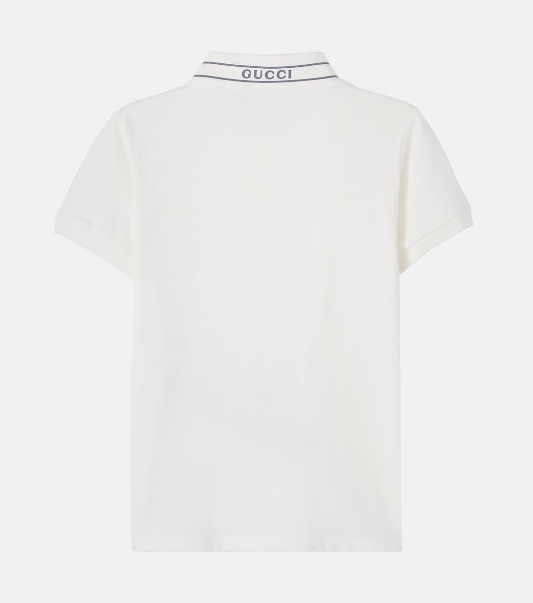 Logo cotton-blend piqué polo shirt | Gucci Kids