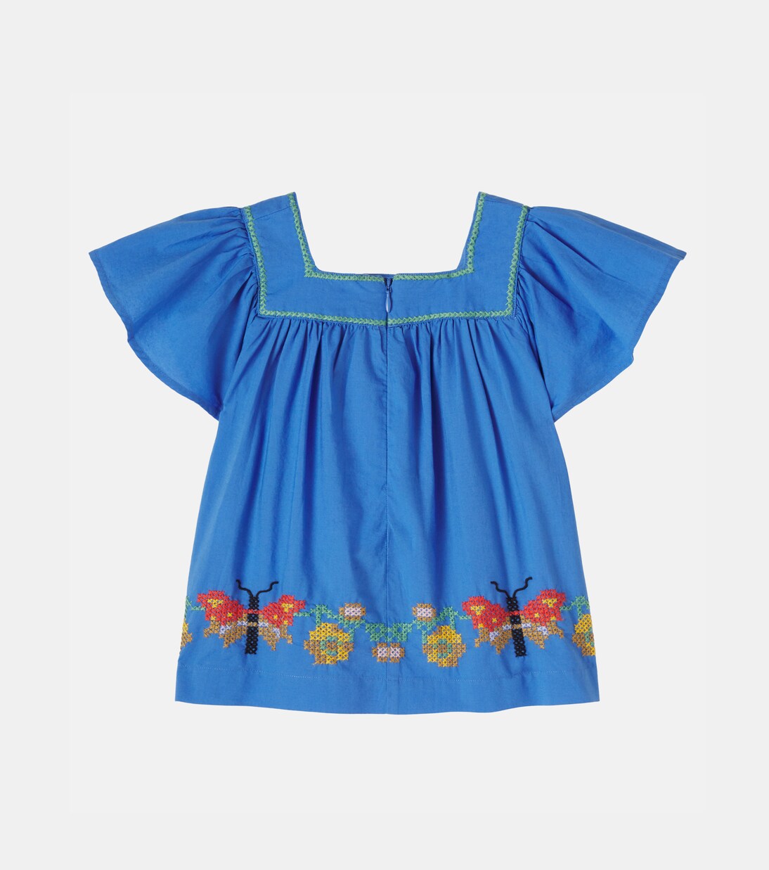 Rosalyn embroidered cotton top | Molo