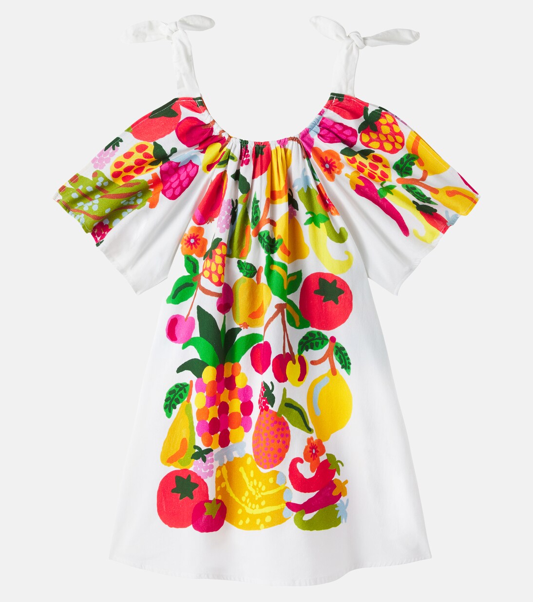 Printed cotton-blend dress | Fábula