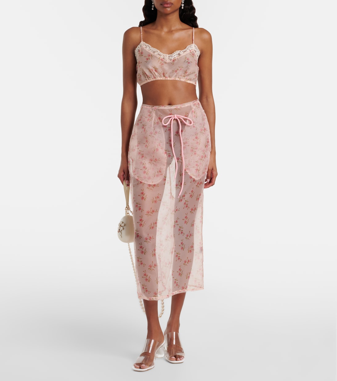 Bedruckter Midirock | Simone Rocha