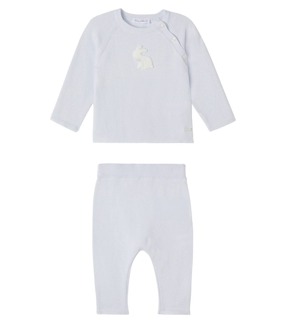 Baby cotton sweatshirt and sweatpants set  | Tartine et Chocolat