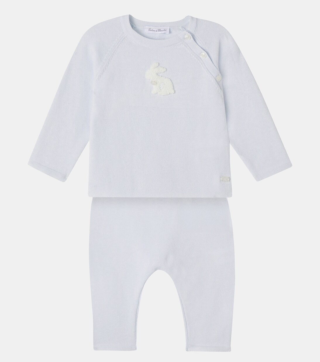 Baby cotton sweatshirt and sweatpants set  | Tartine et Chocolat