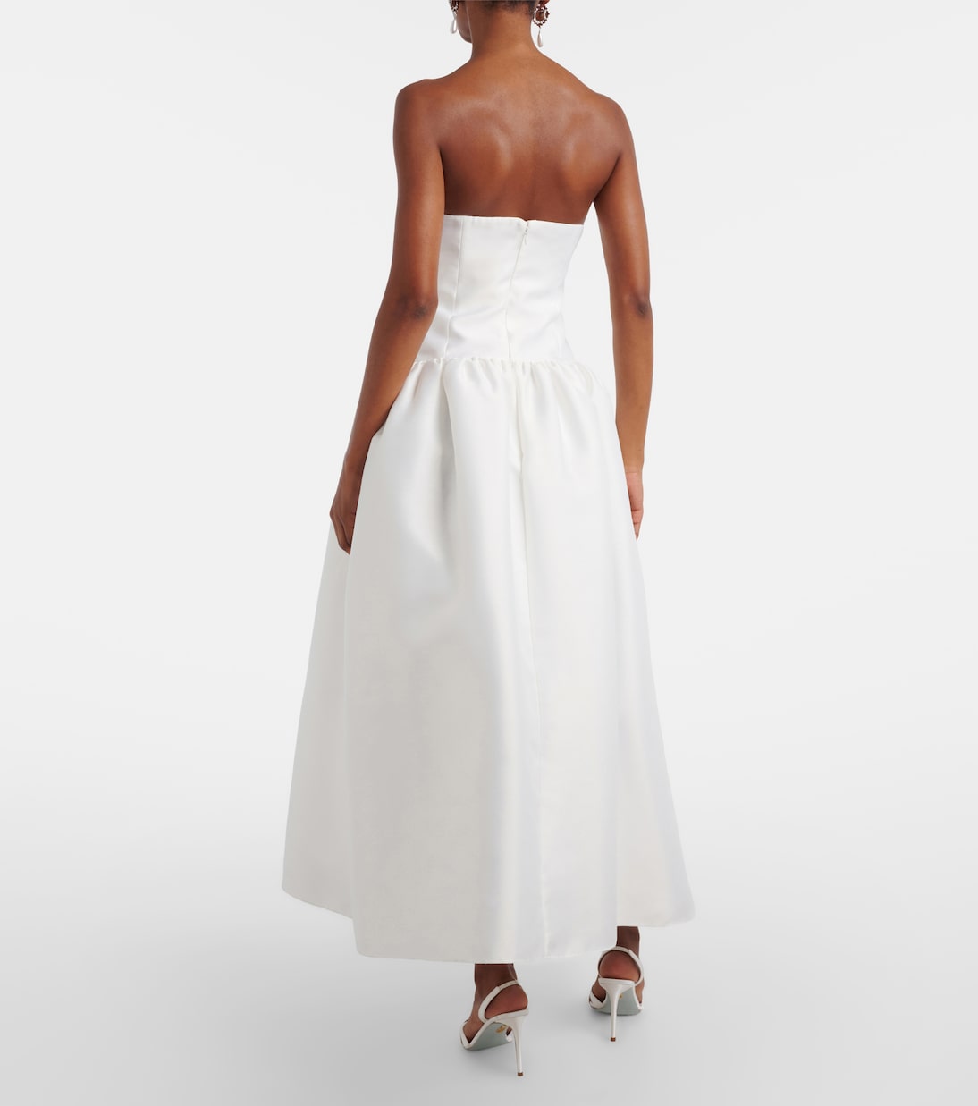 فستان بوستيه من التفتا | Self-Portrait