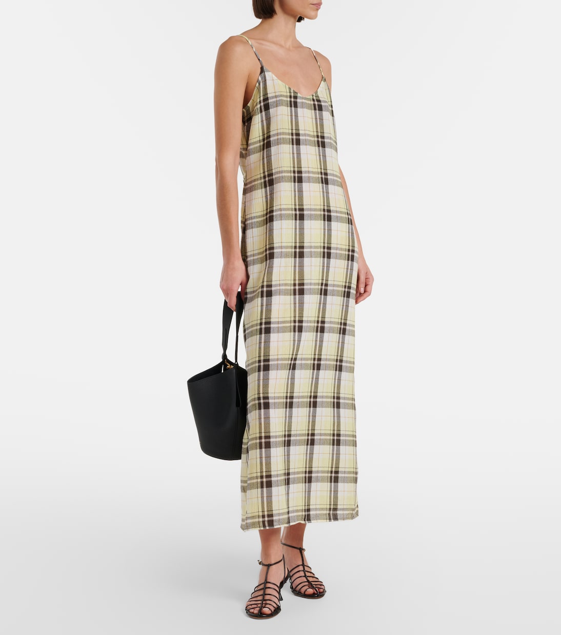 Abito sottoveste Evelyn a quadri | Proenza Schouler