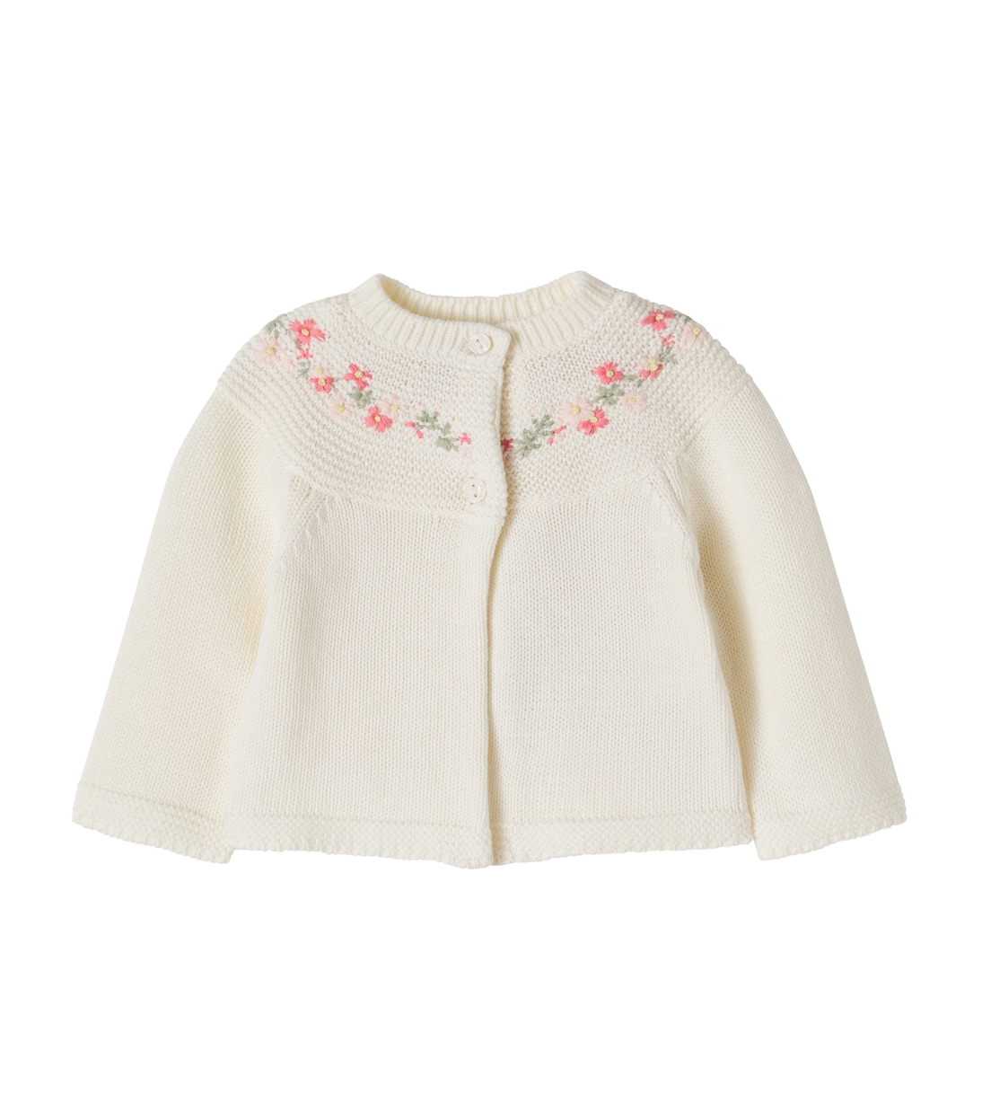 Baby embroidered cotton cardigan | Pepa London