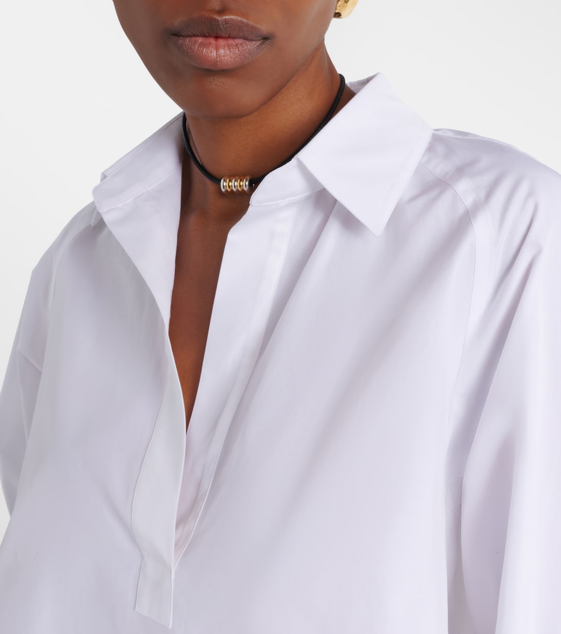 Camicia Adorni oversize in popeline di cotone | Max Mara