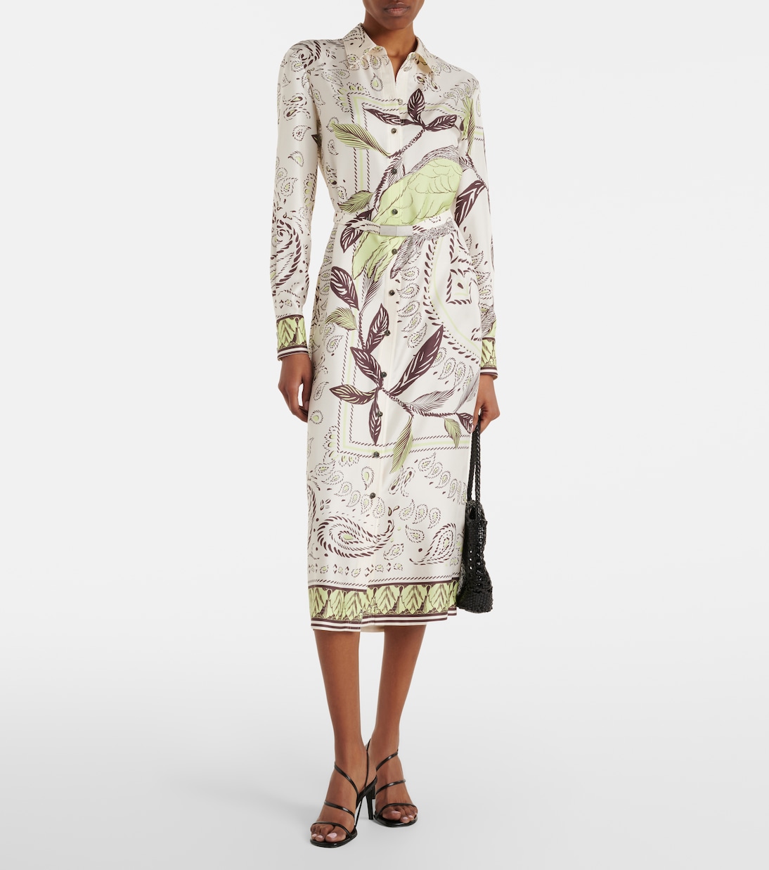 Bedrucktes Midikleid aus Seide | Tory Burch