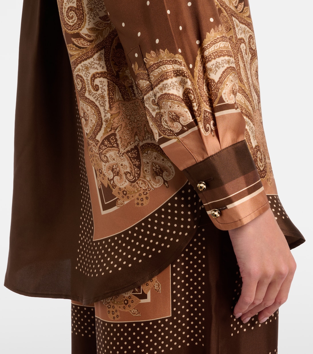 Luna paisley silk shirt | Zimmermann